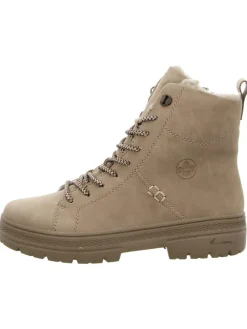 Schnürschuh in beige>rieker Discount