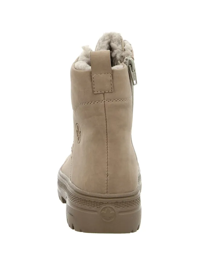 Schnürschuh in beige>rieker Discount