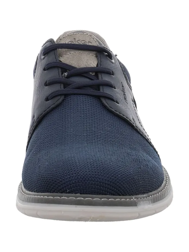 Schnürschuh in grau>rieker Discount