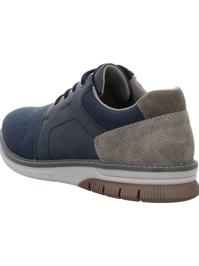 Schnürschuh in grau>rieker Discount