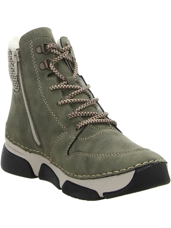 Schnürschuh in grün>rieker Clearance