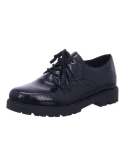 Schnürschuh in schwarz>rieker Outlet