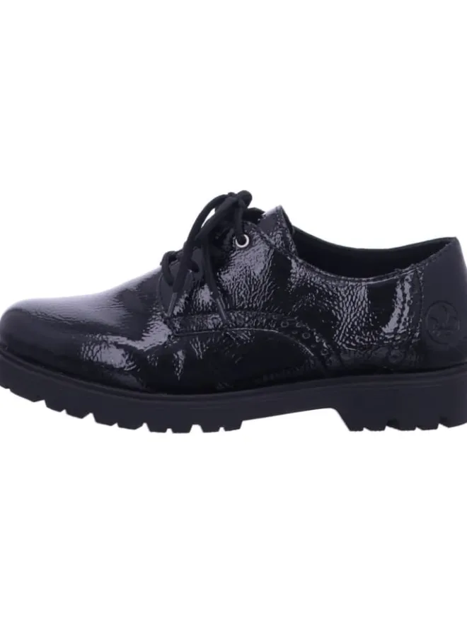 Schnürschuh in schwarz>rieker Outlet