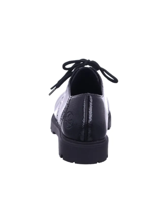 Schnürschuh in schwarz>rieker Outlet