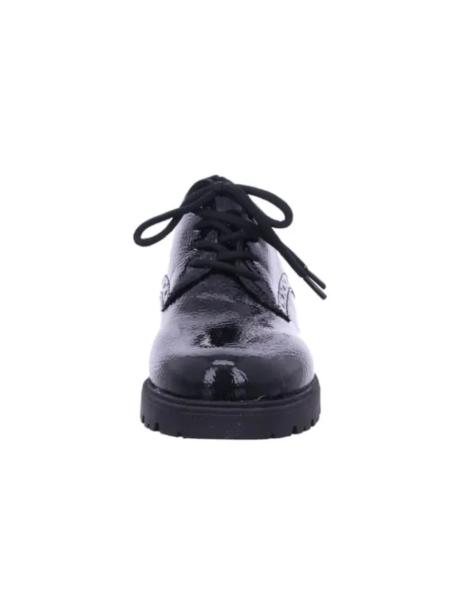 Schnürschuh in schwarz>rieker Outlet