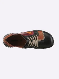 Gemini Schnürschuhe^Schnürschuh in schwarz-rot