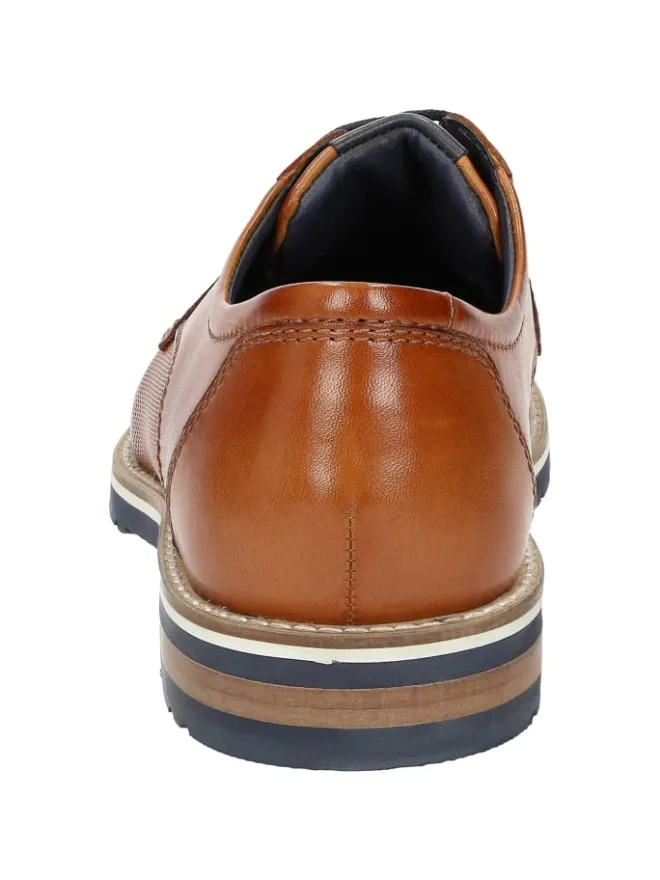 Sioux Schnürschuhe^Schnürschuh Rostolo-704 in cognac