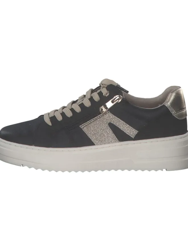 Schnürschuhe in black comb>Marco Tozzi