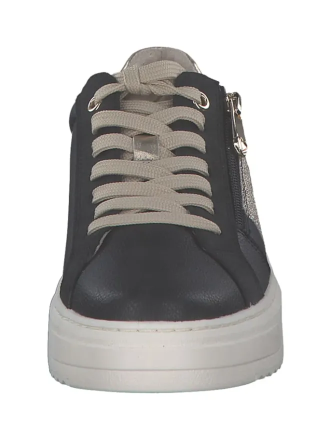 Schnürschuhe in black comb>Marco Tozzi