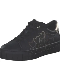 Marco Tozzi Schnürschuhe^Schnürschuhe in black comb
