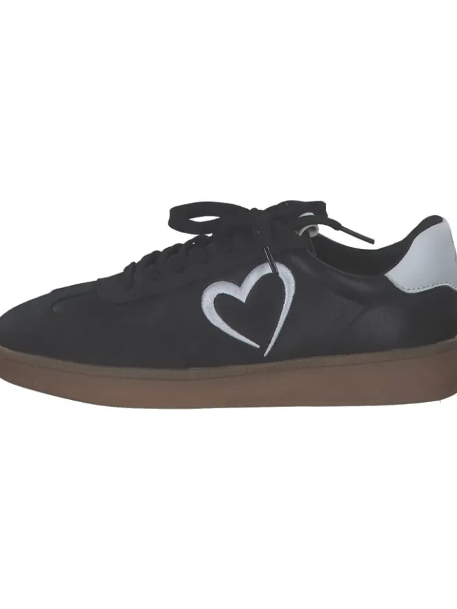 Marco Tozzi Schnürschuhe^Schnürschuhe in black/white