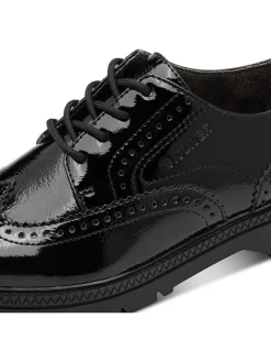 Schnürschuhe in Schwarz><noscript><img width=