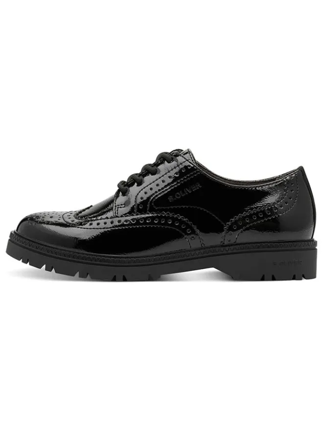 s.Oliver Schnürschuhe^Schnürschuhe in Schwarz
