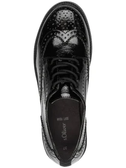 s.Oliver Schnürschuhe^Schnürschuhe in Schwarz