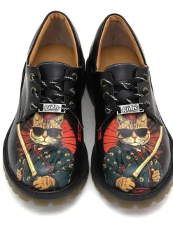 Schnürschuhe in Schwarz><noscript><img width=