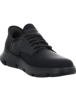 Schnürschuhe in schwarz><noscript><img width=