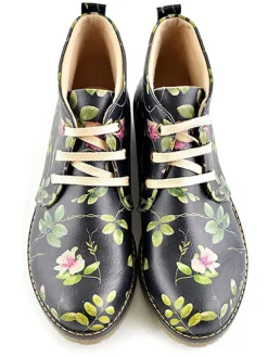 Goby Schnürschuhe^Schnürschuhe in Schwarz/ Bunt