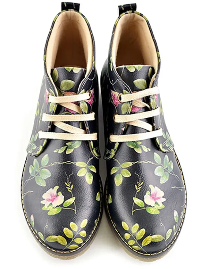 Goby Schnürschuhe^Schnürschuhe in Schwarz/ Bunt