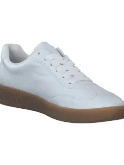 Schnürschuhe in weiss/camel><noscript><img width=