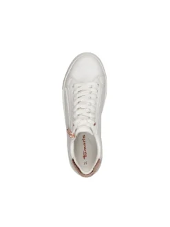Schnürschuhe in WHT/ROSE GOLD><noscript><img width=