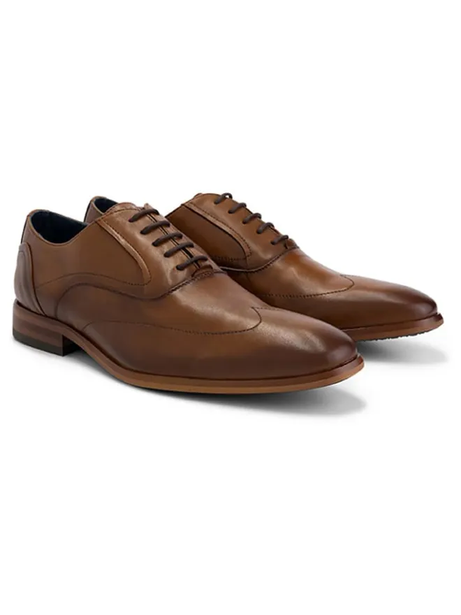 DENBROECK Schnürschuhe^Schnürschuhe "Platt St." in Hellbraun