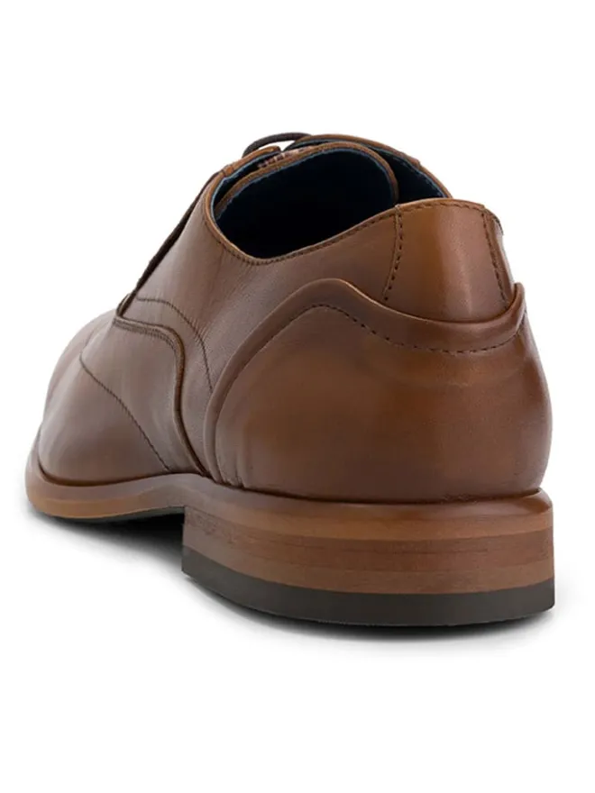 DENBROECK Schnürschuhe^Schnürschuhe "Platt St." in Hellbraun