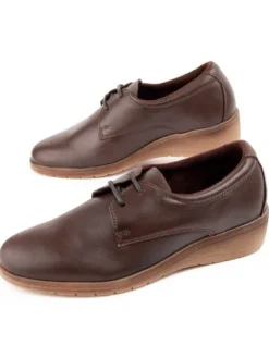 Schnürschuhe Wedge Anilav2 Brown in Braun>Purapiel