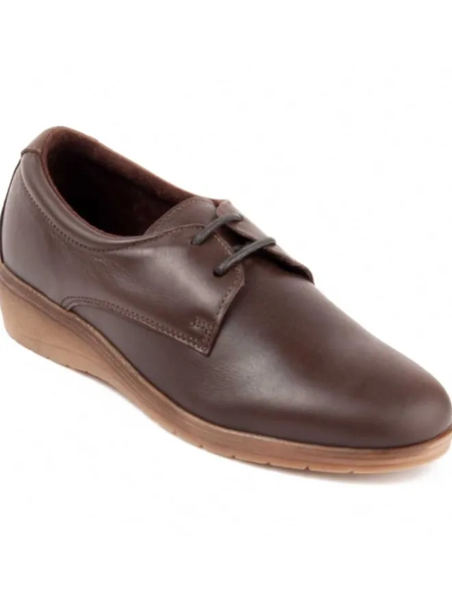 Schnürschuhe Wedge Anilav2 Brown in Braun>Purapiel