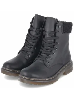 rieker Stiefel & Boots^Schnürstiefel in schwarz