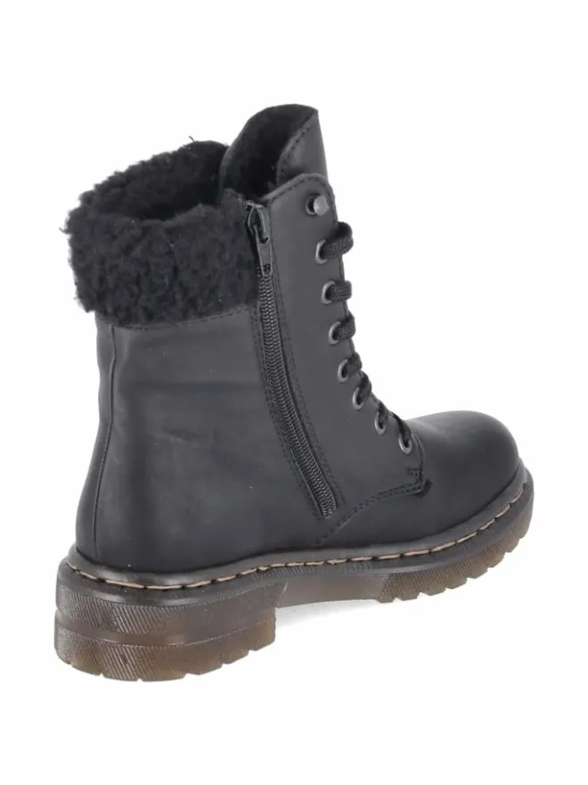 rieker Stiefel & Boots^Schnürstiefel in schwarz