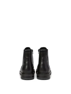 Schnürstiefel in Schwarz><noscript><img width=