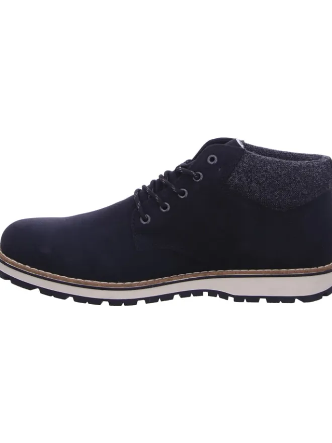 Schnürstiefel in schwarz/granit/schwarz>rieker Outlet