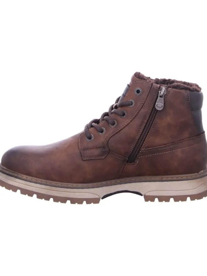 Schnürstiefel Mit Tex-Membran in braun>Tom Tailor Discount