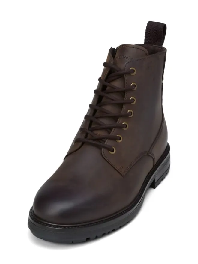 Marc O'Polo Stiefel & Boots^Schnürstiefel Model Rony GTX in dark brown
