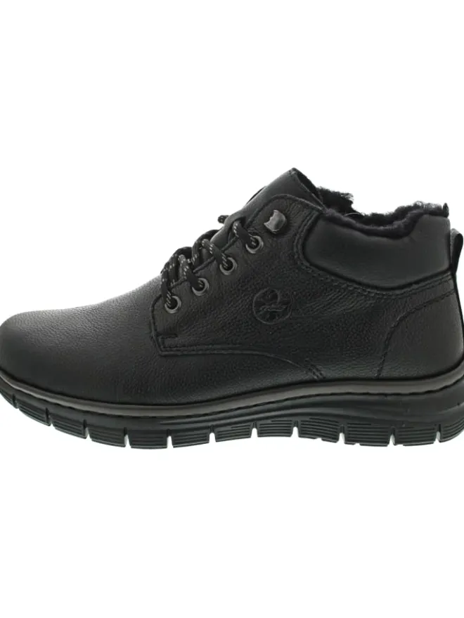 rieker Stiefel & Boots^Schnürstiefel Schwarz