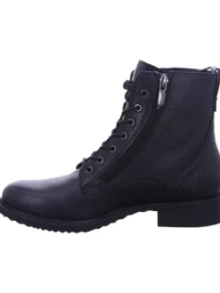 Schnürstiefelette in schwarz><noscript><img width=