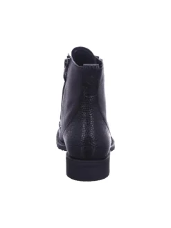 Schnürstiefelette in schwarz><noscript><img width=