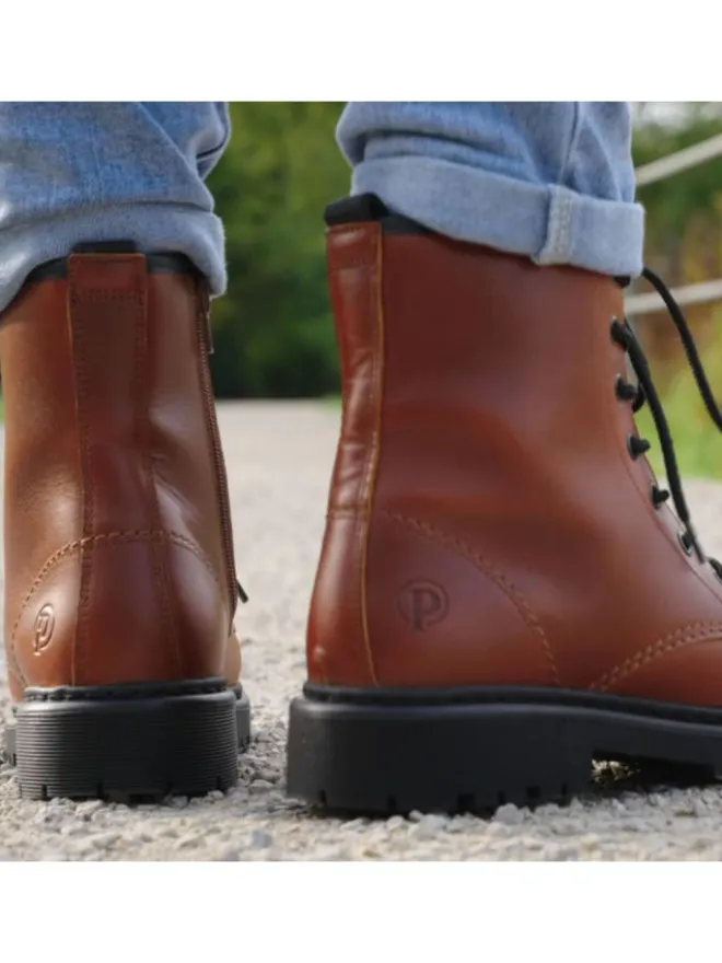 palado Stiefeletten^Schnürstiefeletten in cognac