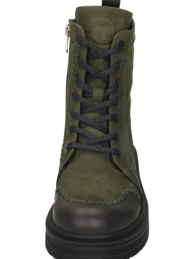 Schnürstiefeletten in khaki>manitu