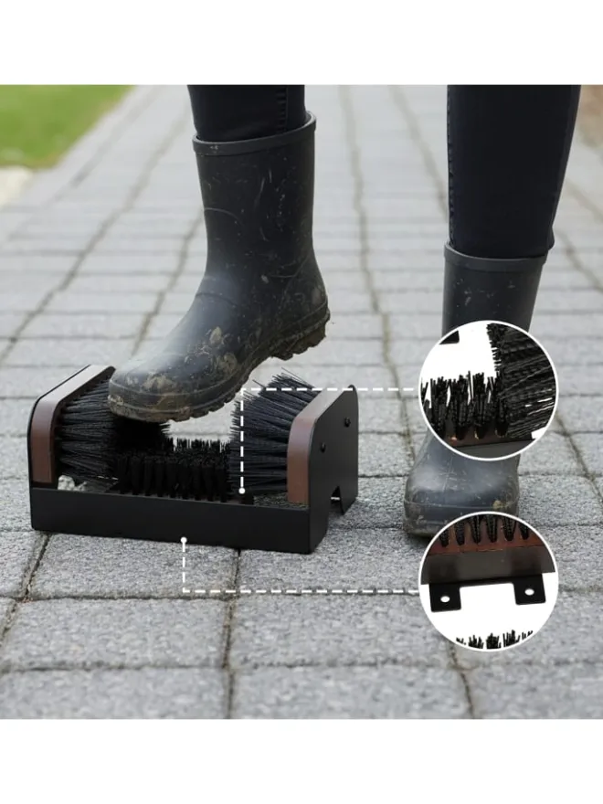 Schuhabstreifer in Schwarz/ Braun>relaxdays Clearance