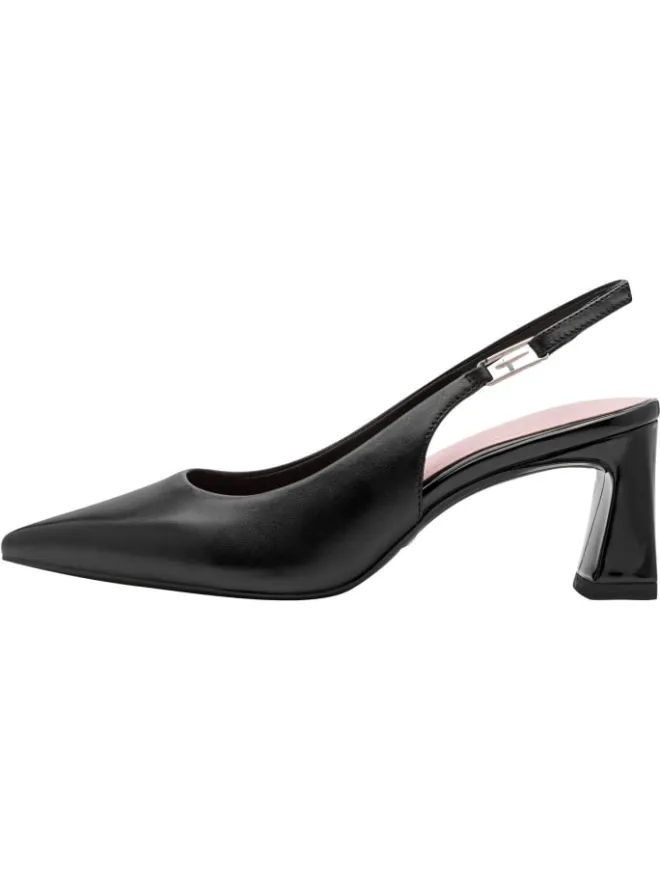 Tamaris Pumps^Slingpumps in BLACK LEATHER