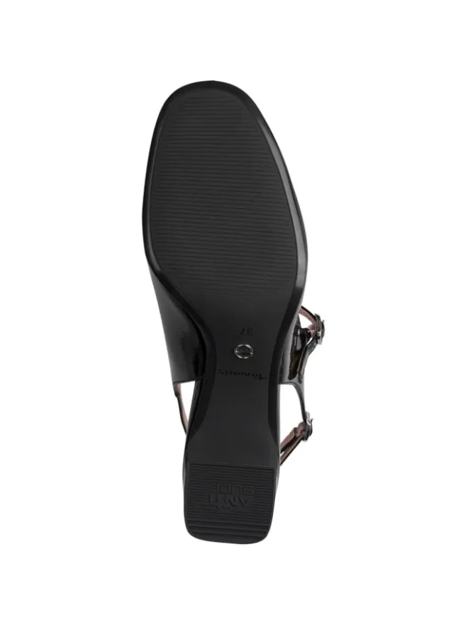 Tamaris Pumps^Slingpumps in BLACK PAT.