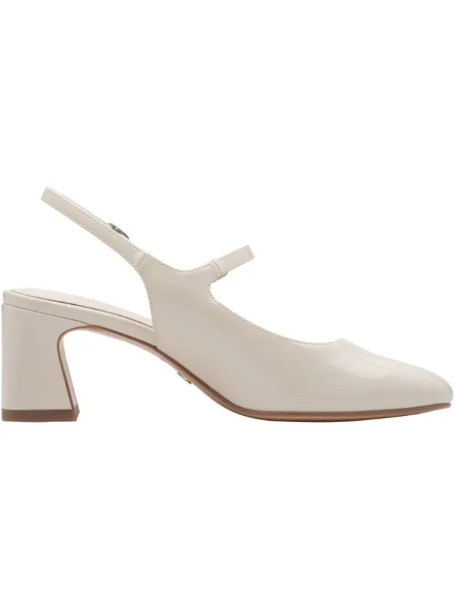 Tamaris Pumps^Slingpumps in IVORY PATEN
