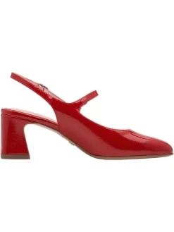 Tamaris Pumps^Slingpumps in RED PATEN