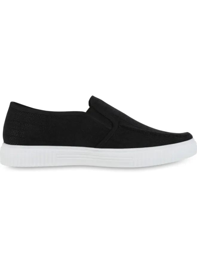 VAN HILL Halbschuhe^Slip Ons Derek in Schwarz