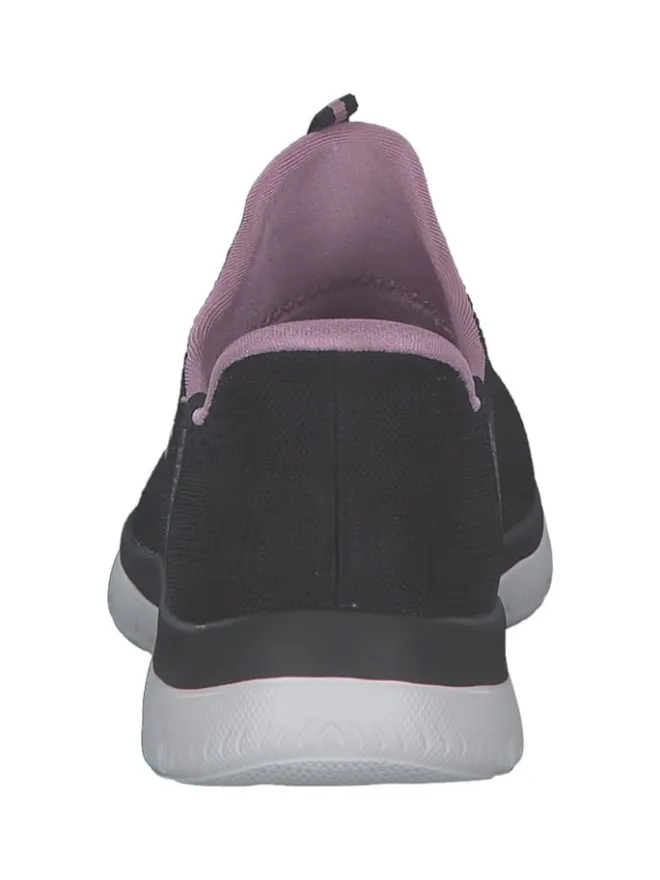 Skechers Schnürschuhe^Slip-On-Sneaker in Schwarz