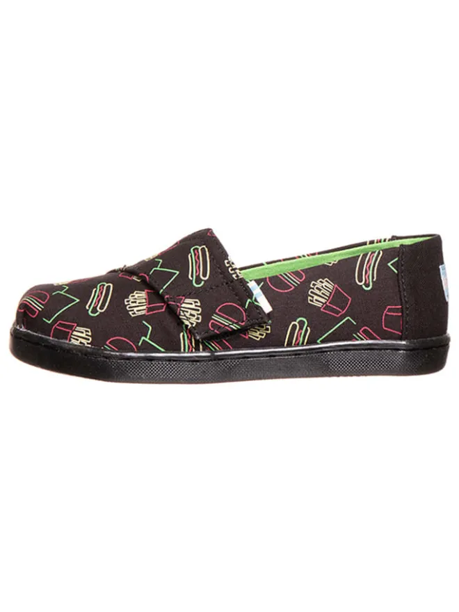 TOMS Halbschuhe^Slipper "Classic" in Schwarz/ Pink/ Grün