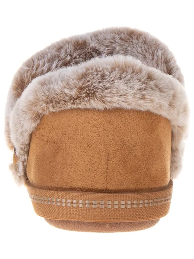 Skechers Halbschuhe^Slipper "Cozy Campfire" in Hellbraun