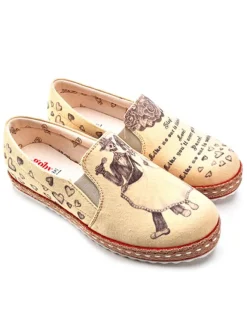 Goby Halbschuhe^Slipper in Beige