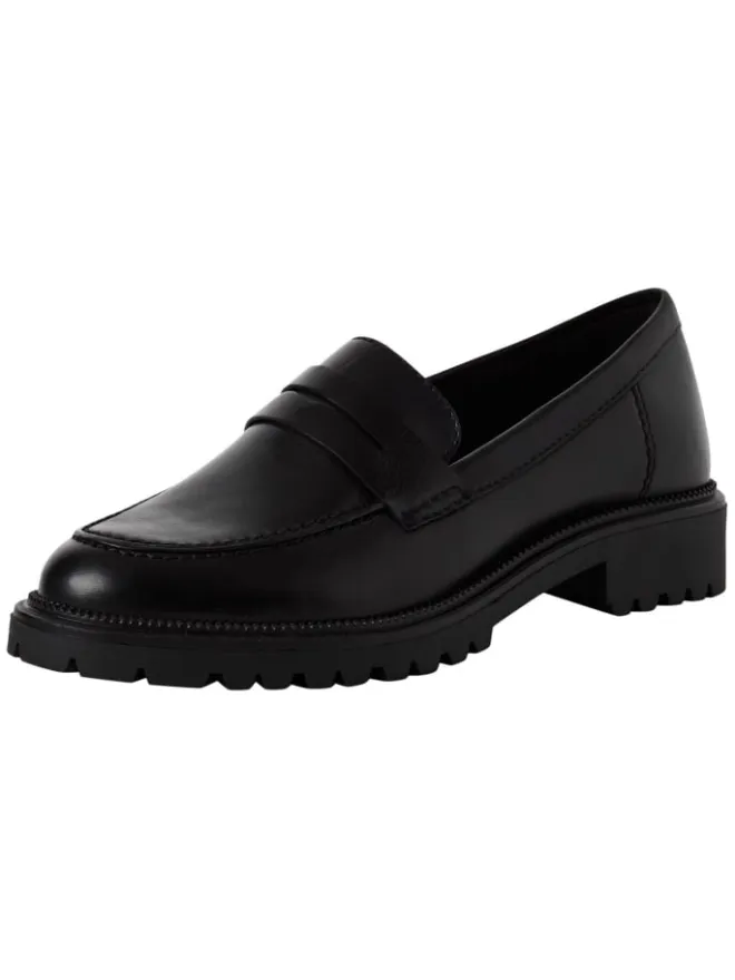 Tamaris Halbschuhe^Slipper in BLACK LEATHER